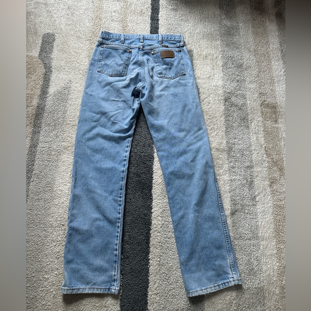 Vintage 1990 Wrangler Jeans 31x34 - Picture 3 of 7